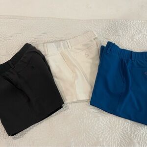 Under Armour Women's Black, White, and Blue Shorts